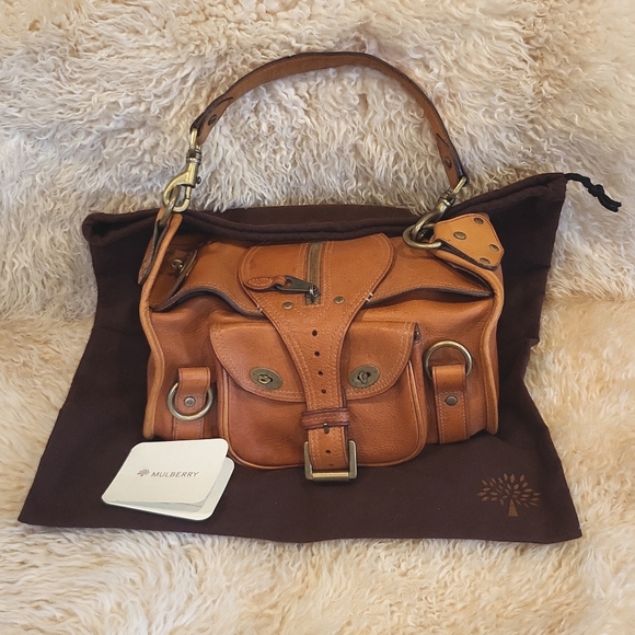 Mulberry Alana Boston Shoulder Bag with original Dust Bag - Picture 2 of 16